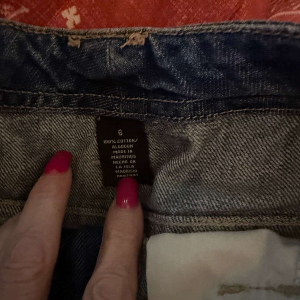 Classic Blue Denim Mini Skirt - Picture 3 of 7
